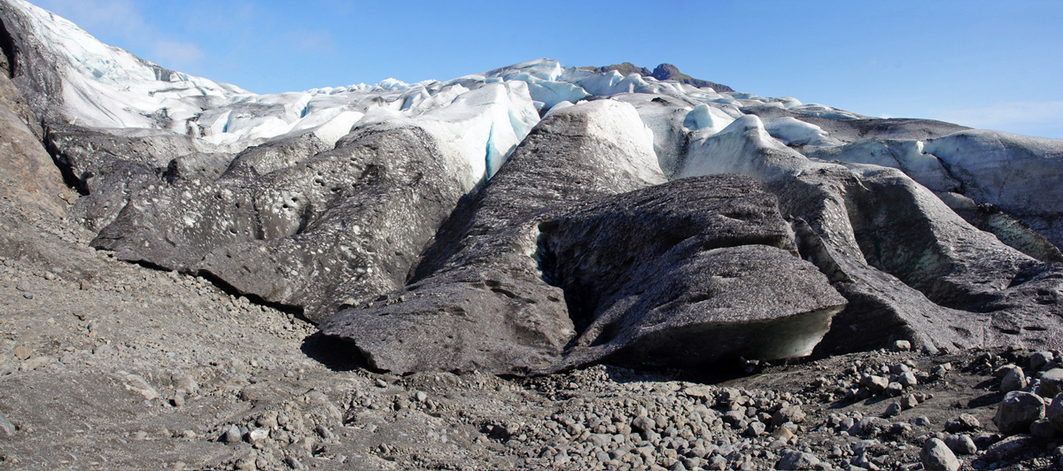 Flaajökull Gletscher